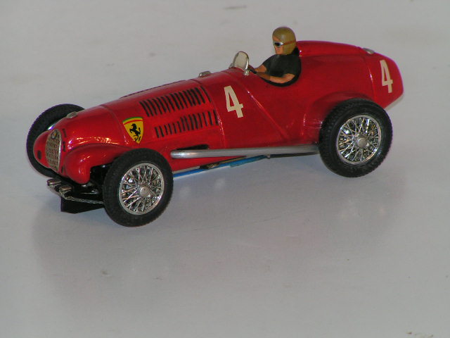 1/32ND SCALE 1936 ALFA ROMEO 12C, TAZIO NUVOLARI, BUILT & PAINTED BY S.T.GOOI. MOTOR-MRRC SLIMLINE.