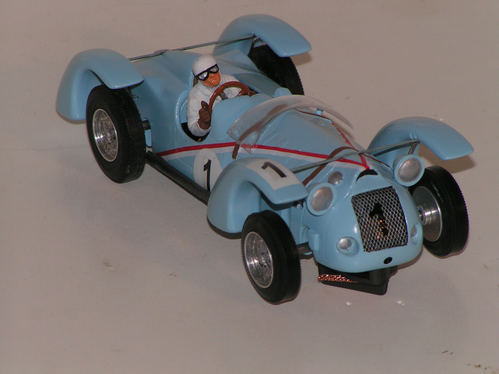 1/32ND SCALE 1938 DELAHAYE 145 LM, #2 0F 150, FRONT VIEW