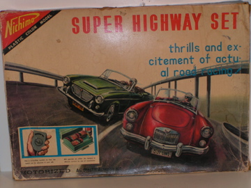 BOX TOP OF THE 1/40TH SCALE MGA SET, RARE