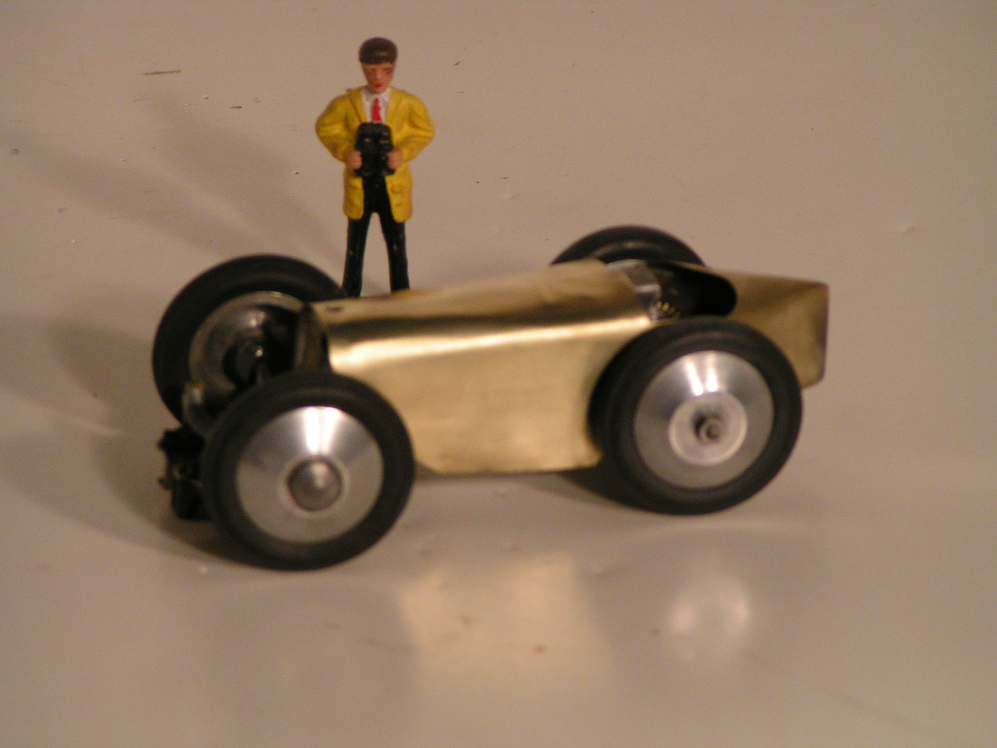 1932 BRASS CAR STRIPPED BEFORE RESTORATION.