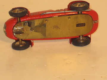 BRASS UNDERSIDE OF THE 1/32 MASERATI A6GCS