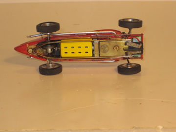 UNDERSIDE OF THE 1/32ND SCALE RESIN SUNBEAM