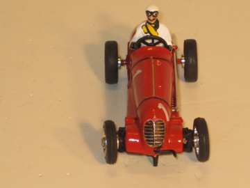 FRONT VIEW OF THE 1/32ND SCALE CONVERTED METAL BODIED SCMOLD MASERATI