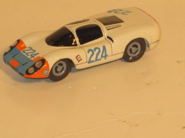 1/52 CUSTOM WOOD BODY PORSCHE ON WRENN CHASSIS