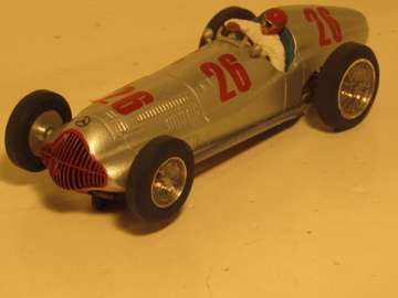 1/32ND SCALE MERCEDES W154. 1938. FROM MARLONS PERSONAL COLLECTION. HANDMADE FOR RACING.