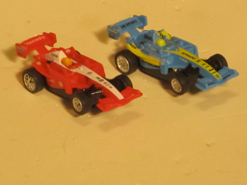 THE HO F1 CARS FOR THE FOLDOUT SET.