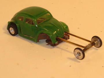 HO SCALE VACUUM BODY VW DRAGSTER. RARE
