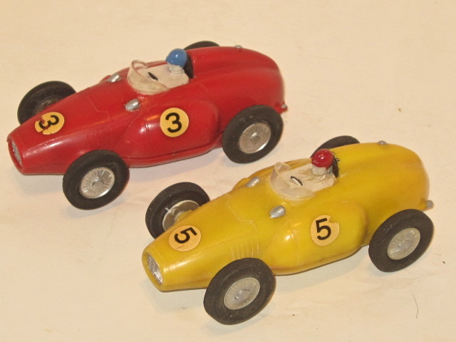 2 Ferrari 555 Supersqualos 1/30th. very rare