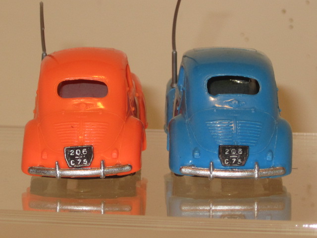 rear of the Renaults