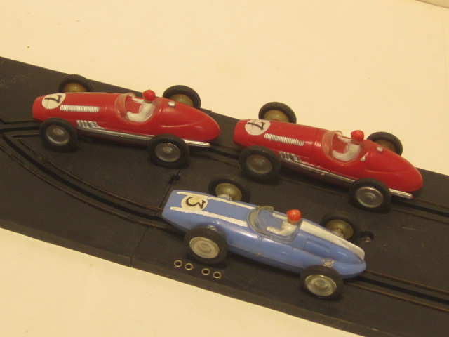 1/38TH SCALE COOPER & 2 FERRARIS