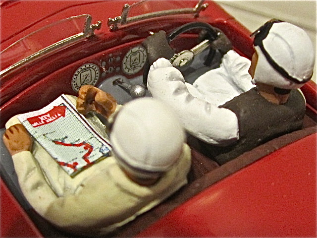 CJ-43 1/32ND SCALE SPYDER NUVOLARI CLOSE UP. RTR 268/500