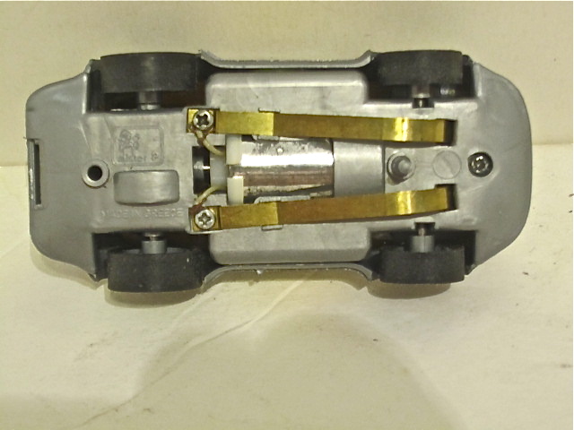 UNDERSIDE OF THE 1/43RD SCALE PORSCHE 911.