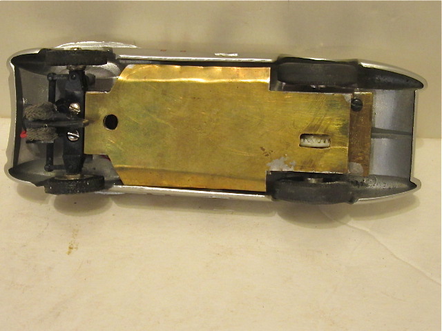 BRASS CHASSIS OF THE 1/32ND SCALE MERCEDES SILVER ARROW