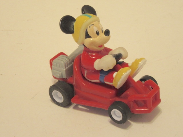 MICKEY MOUSE ON A GO KART