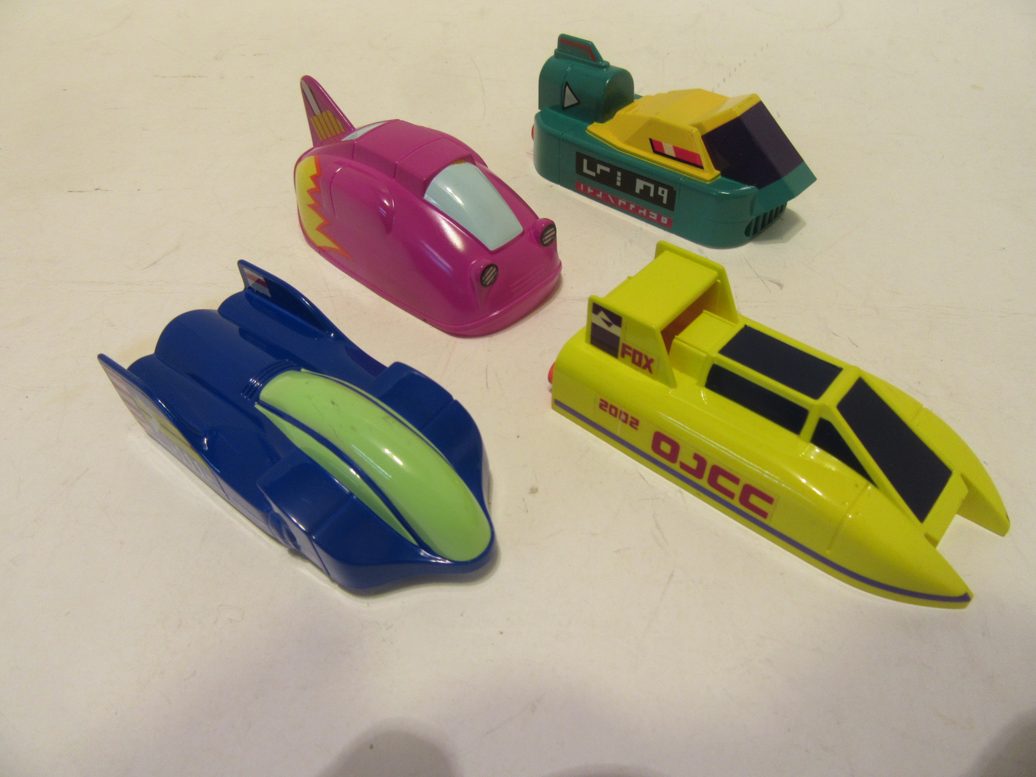 HO SCALE ROCKET SHIPS FOR THE F-ZERO SET.