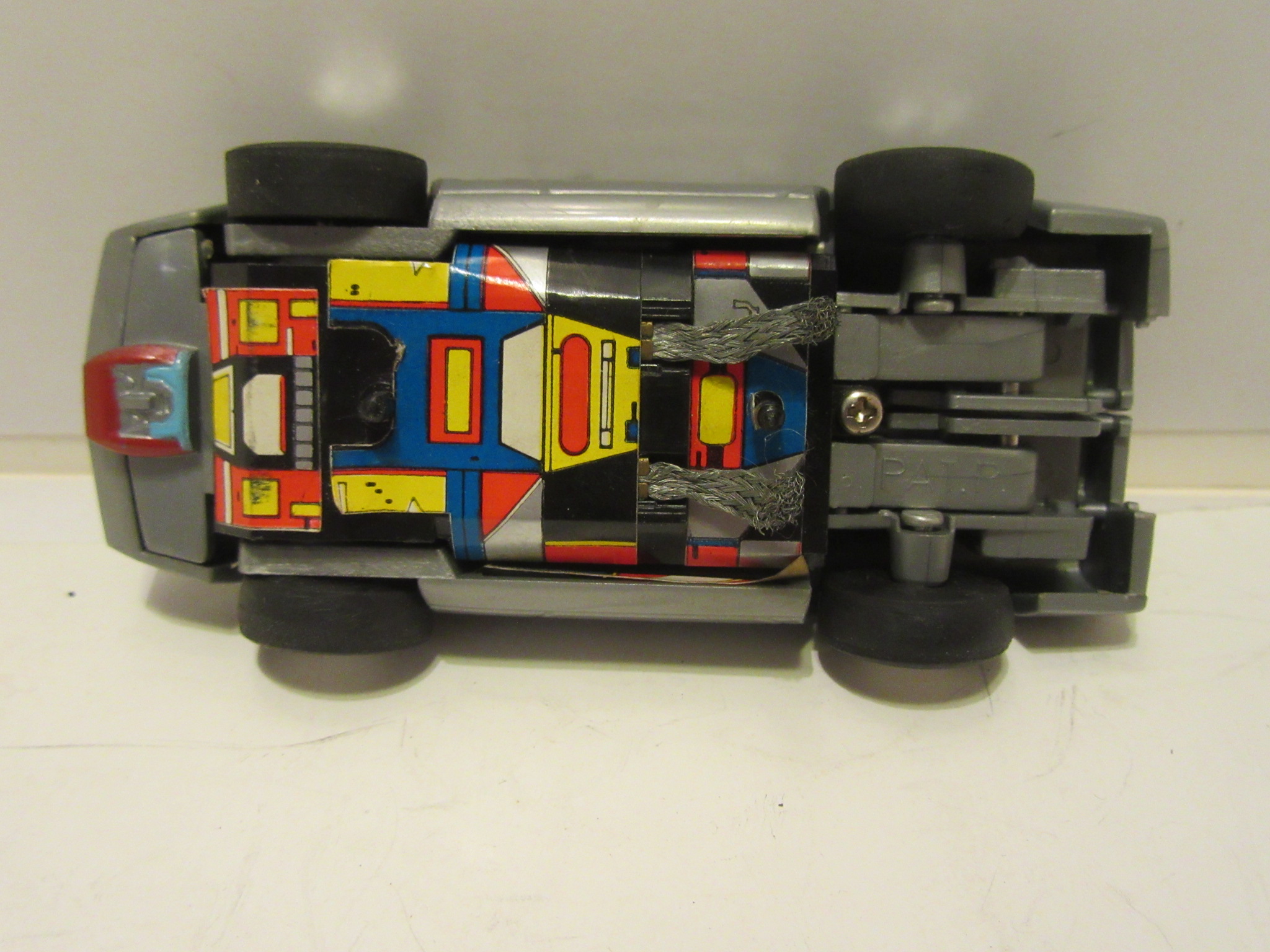 UNDERSIDE OF THE CAR