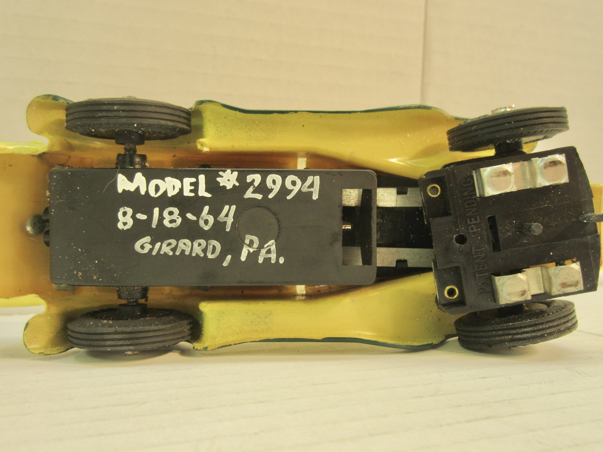 UNDERSIDE OF THE MGTD PROTOTYPE