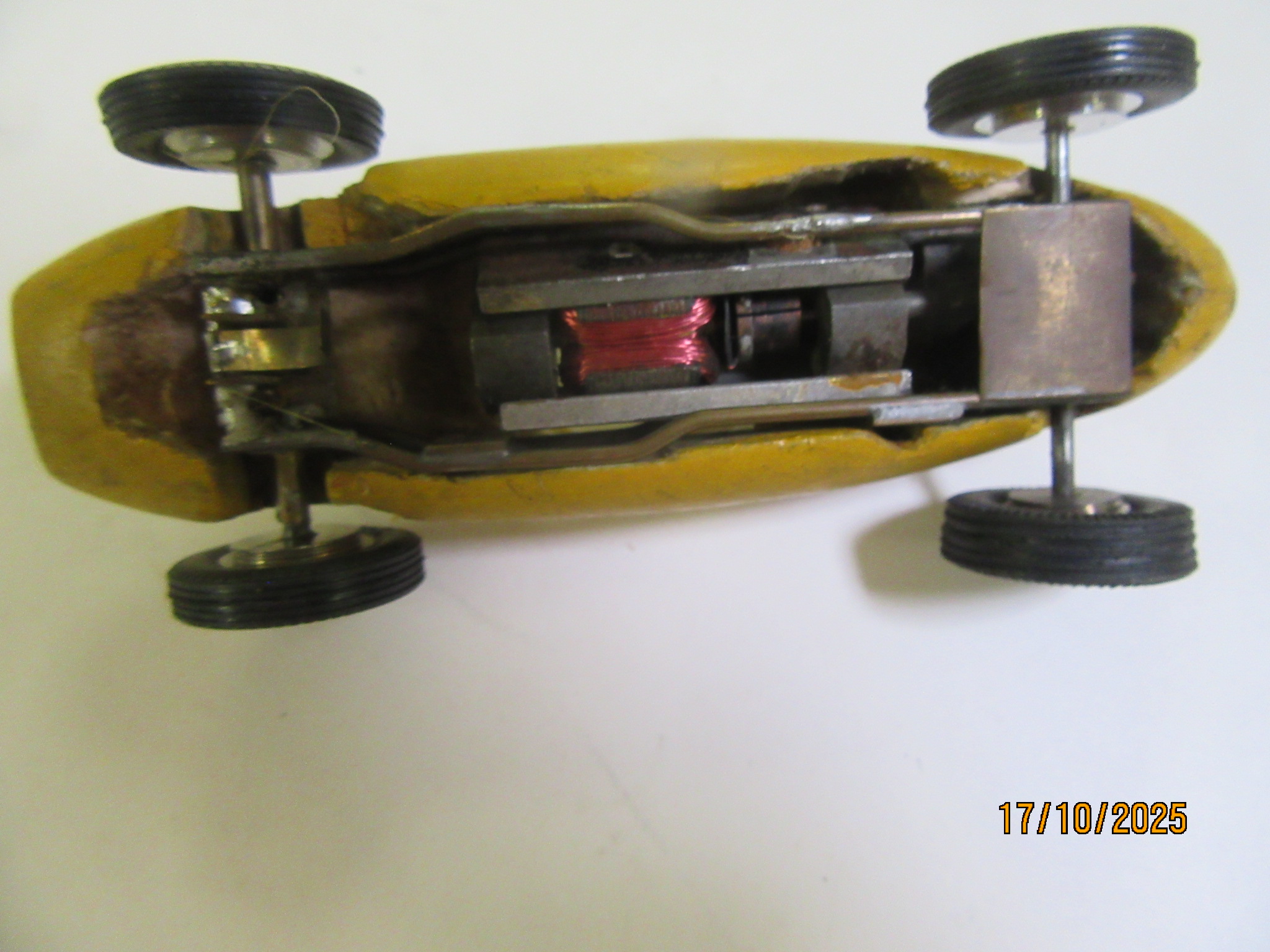 UNDERNEATH THE 1/32ND SCALE WOOD BODY BRM ? RAIL CAR