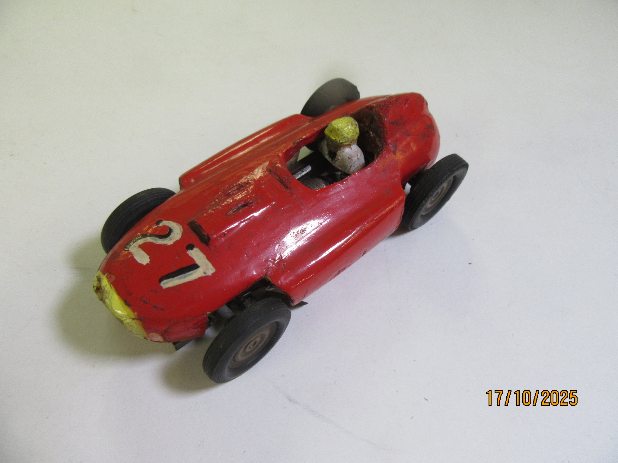 1/32ND SCALE WOOD BODY LANCIA FERRARI. RAIL CAR