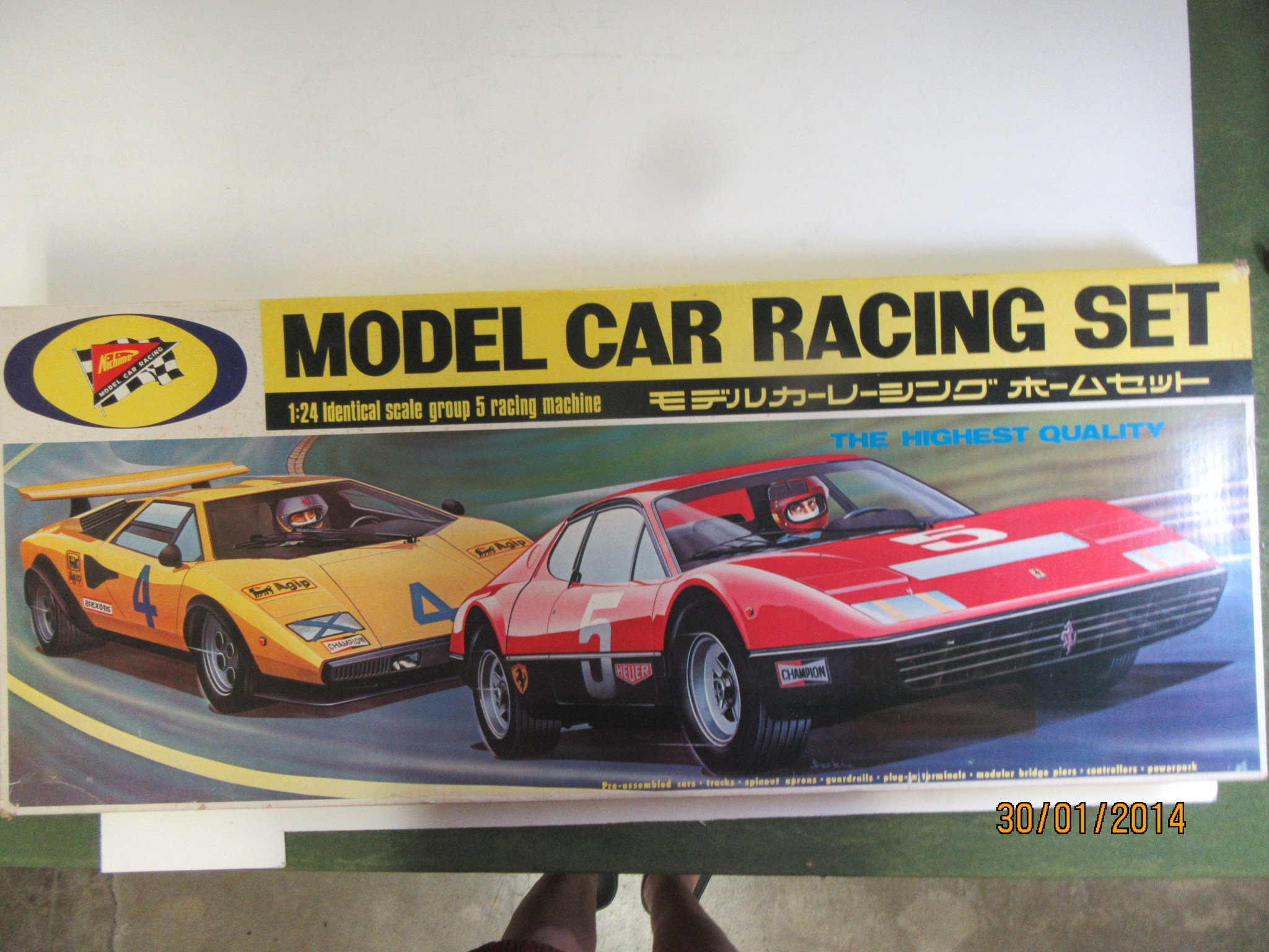 1/24TH SCALE SET 1970-73. SET CAME WITH A FERRARI 365 GT BERLINETTA BOXER & LAMBORGHINI COUNTACH LP500S. MIB