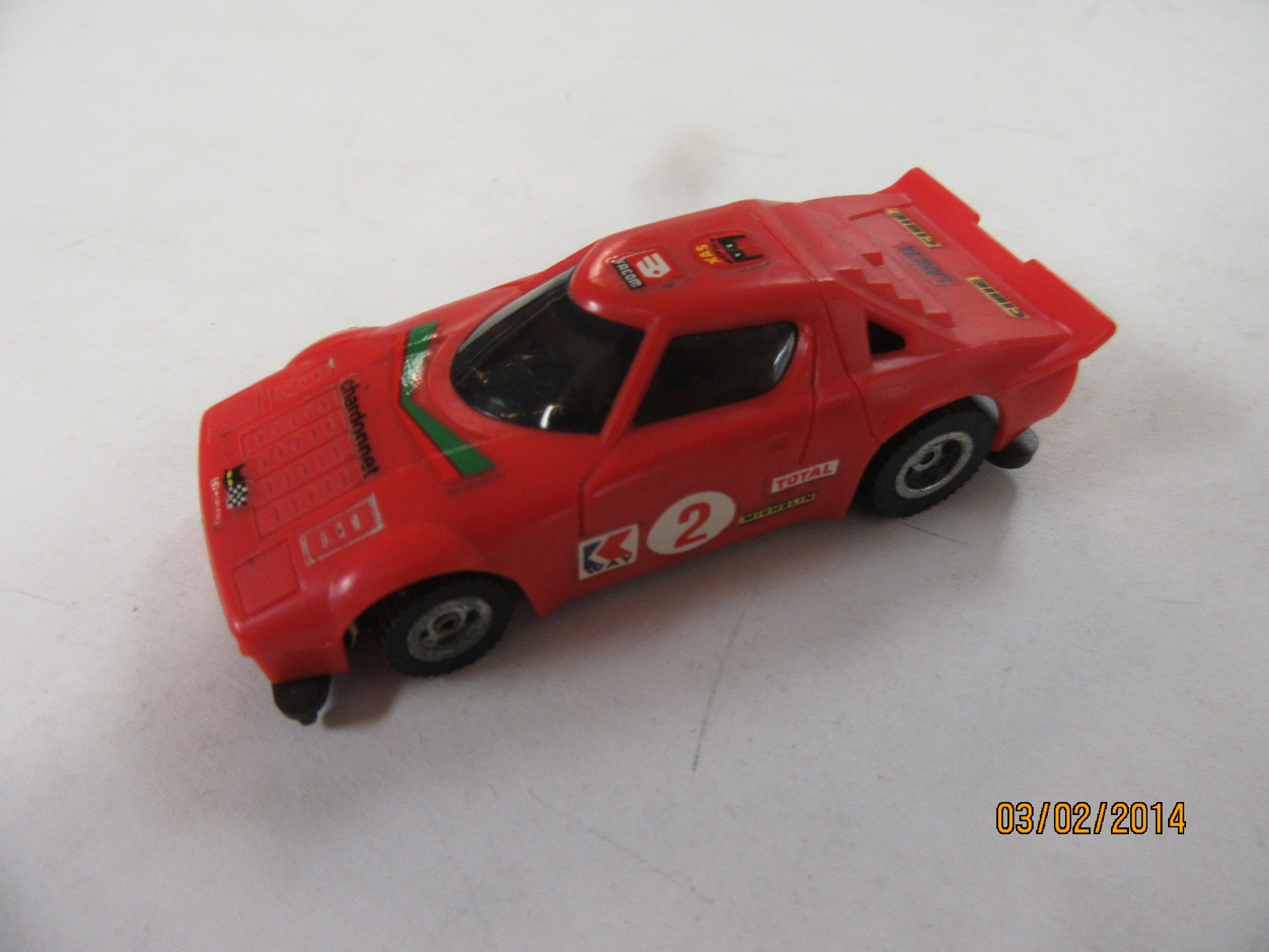 1/60TH SCALE SLOTLESS LANCIA STRATOS .RARE