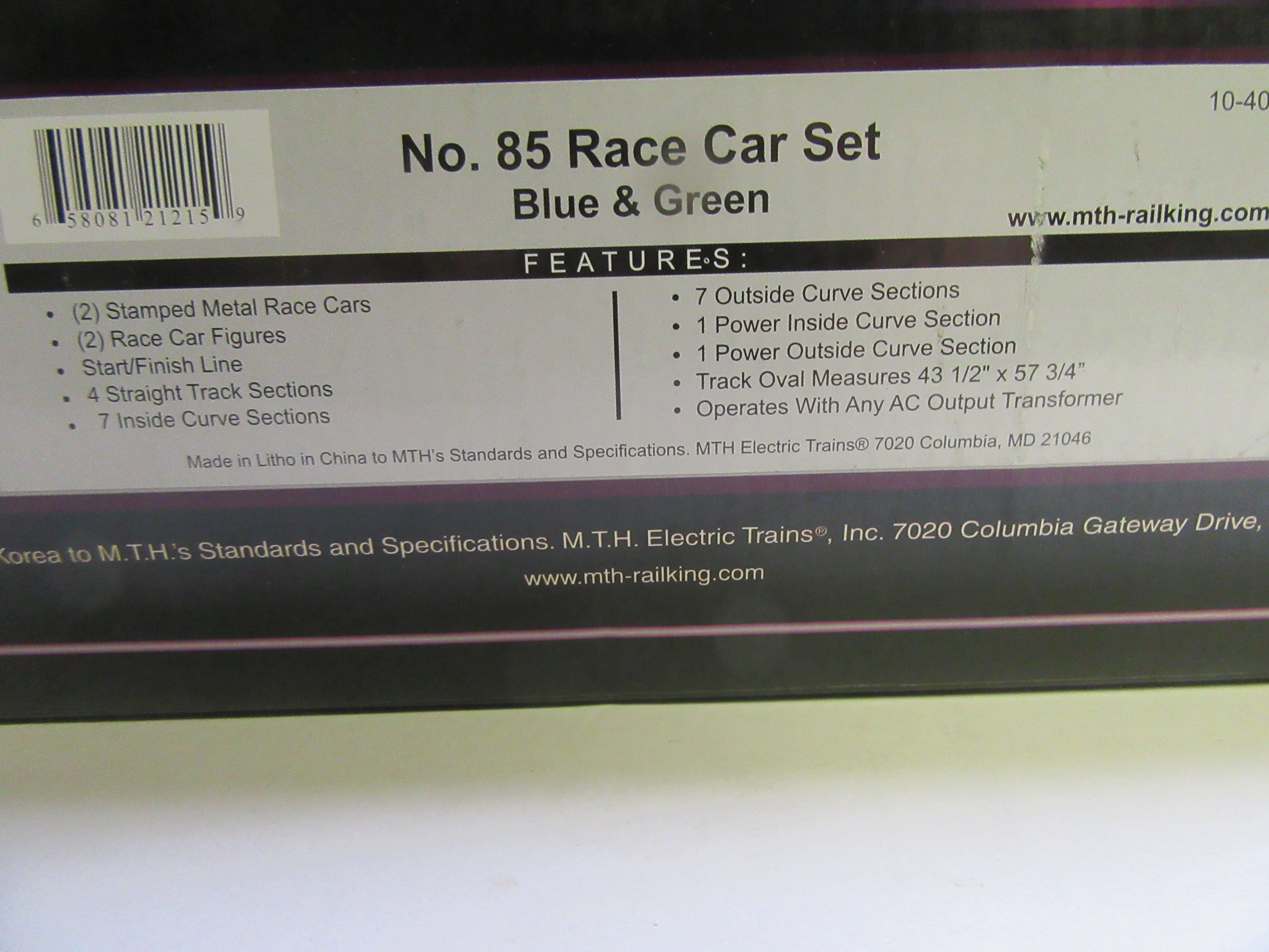 SET WITH BLUE AND GREEN STUZ BEARCATS