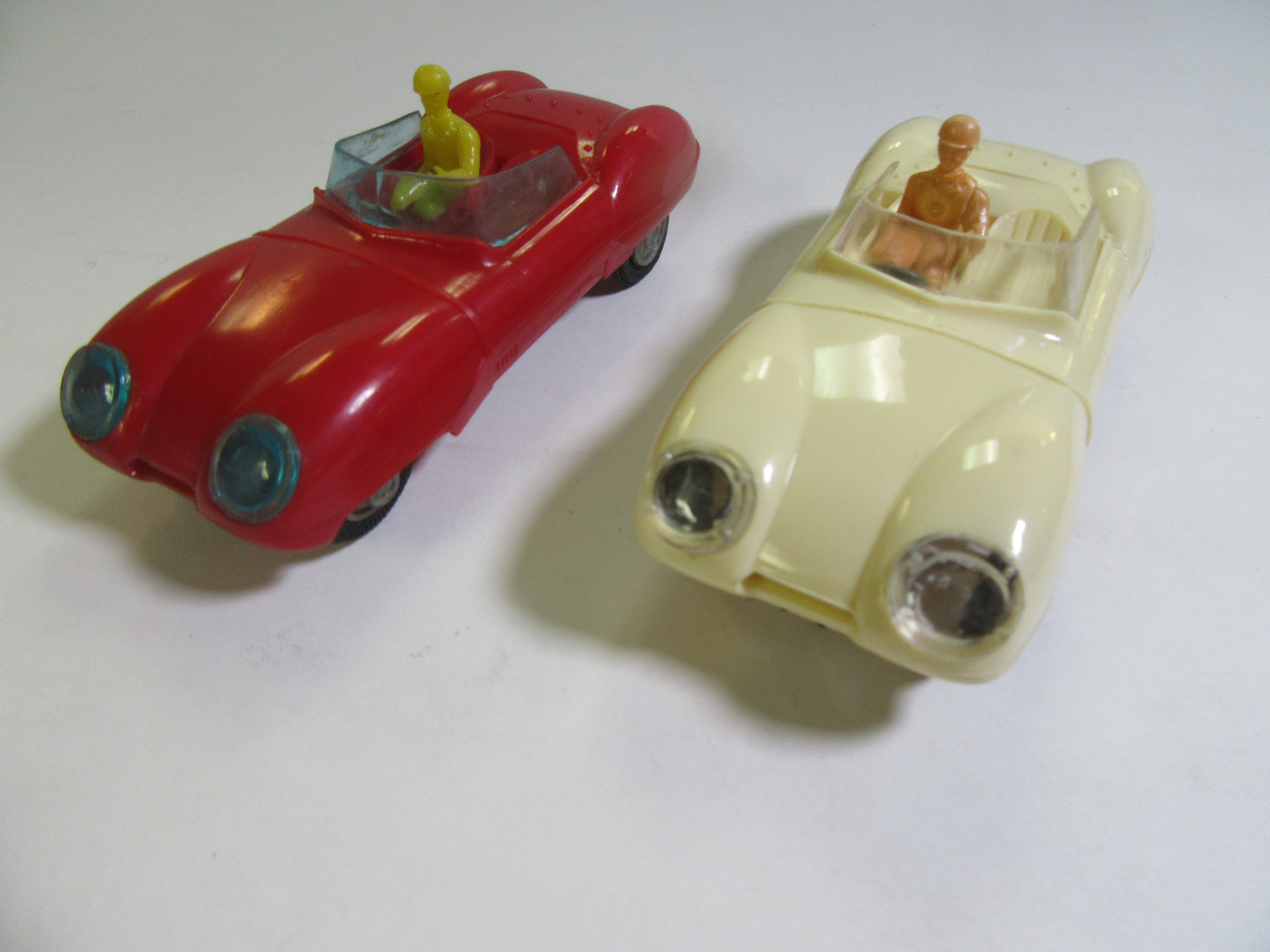 TWO 1/32ND SCALE SANWA LOTUS 11 CARS.