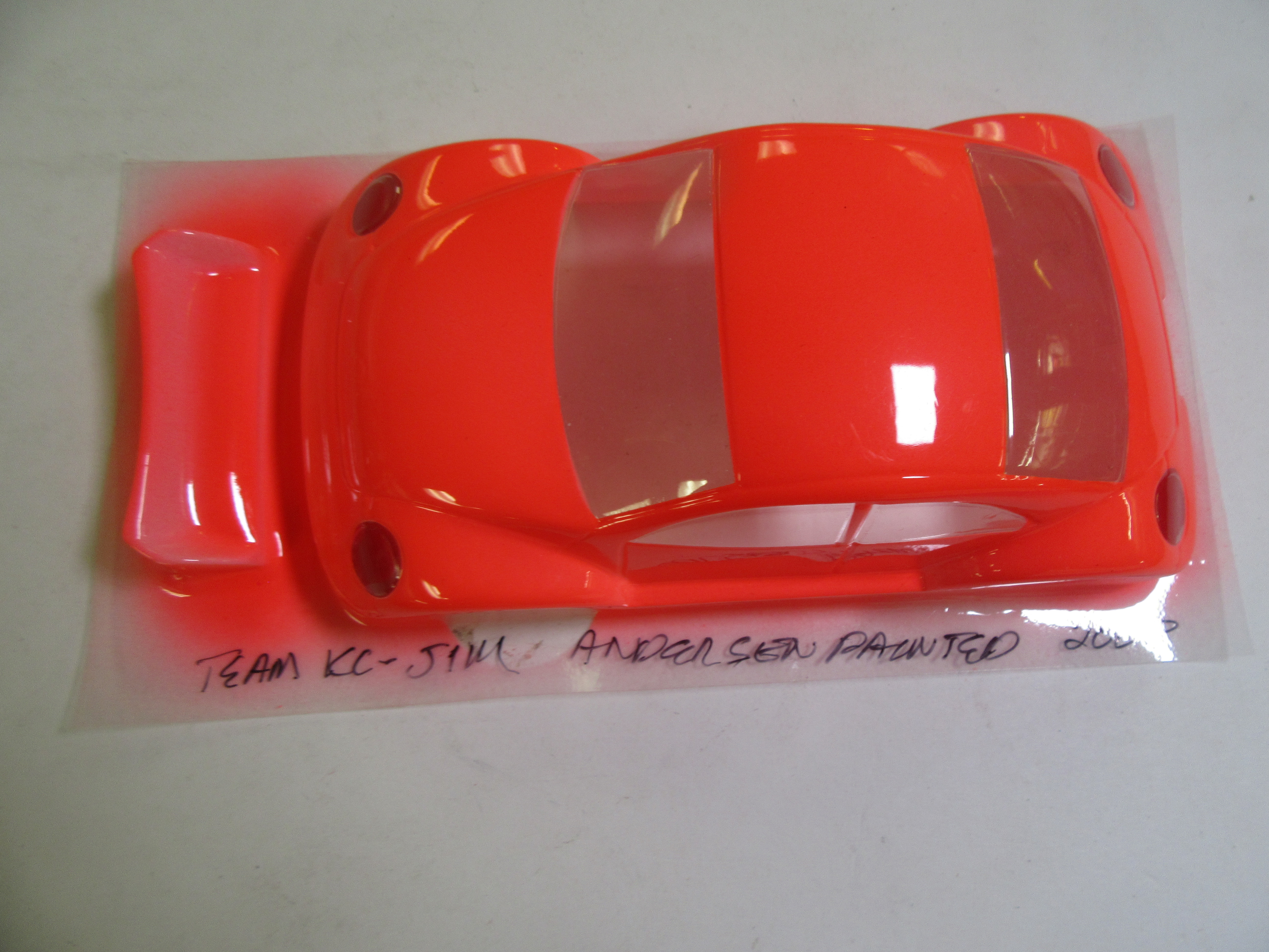 1/24TH SCALE VW BEETLE BODY. PAINTED BY JIM ANDERSON