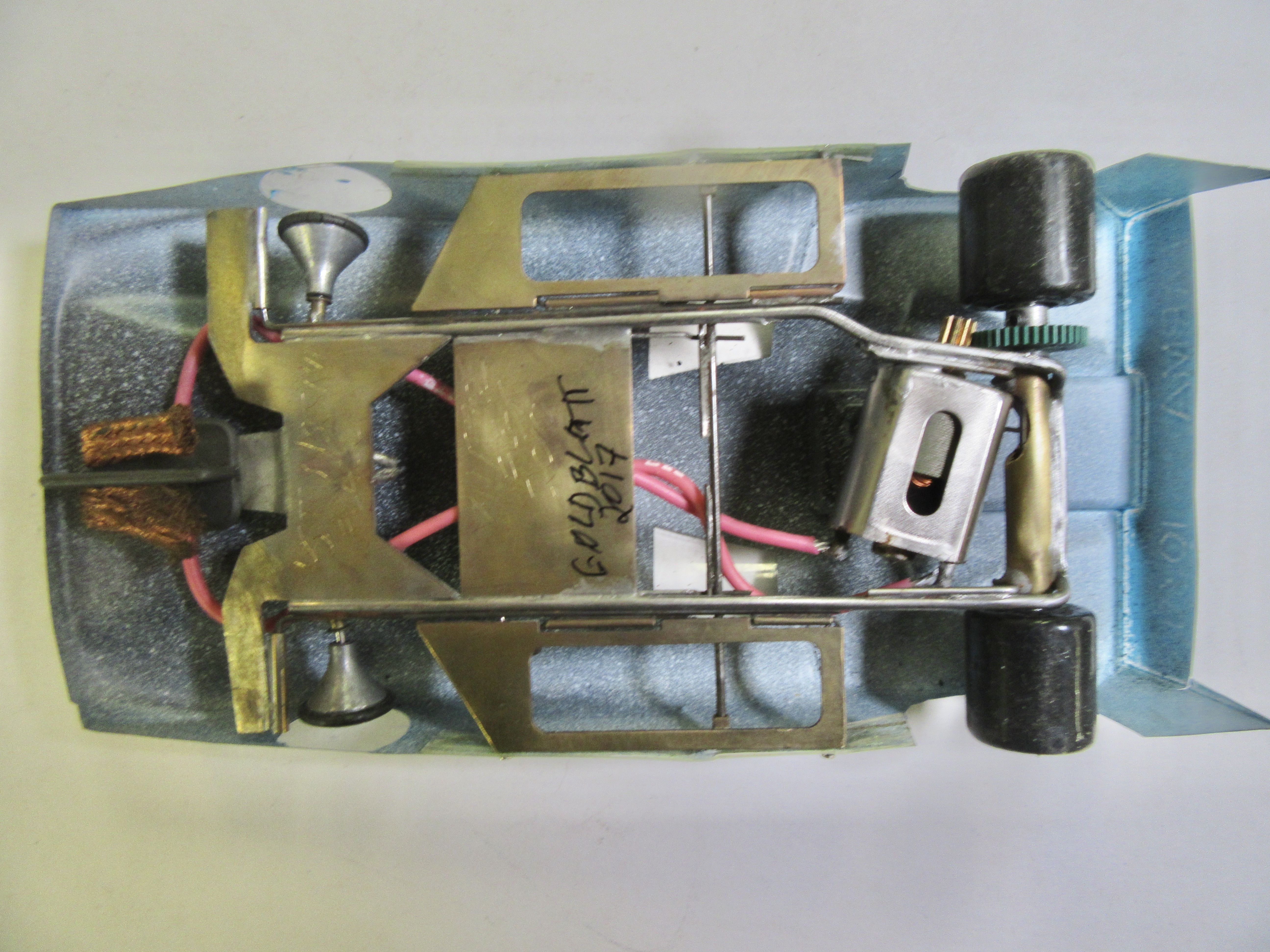 UNDERSIDE OFCAR RACED IN 2017