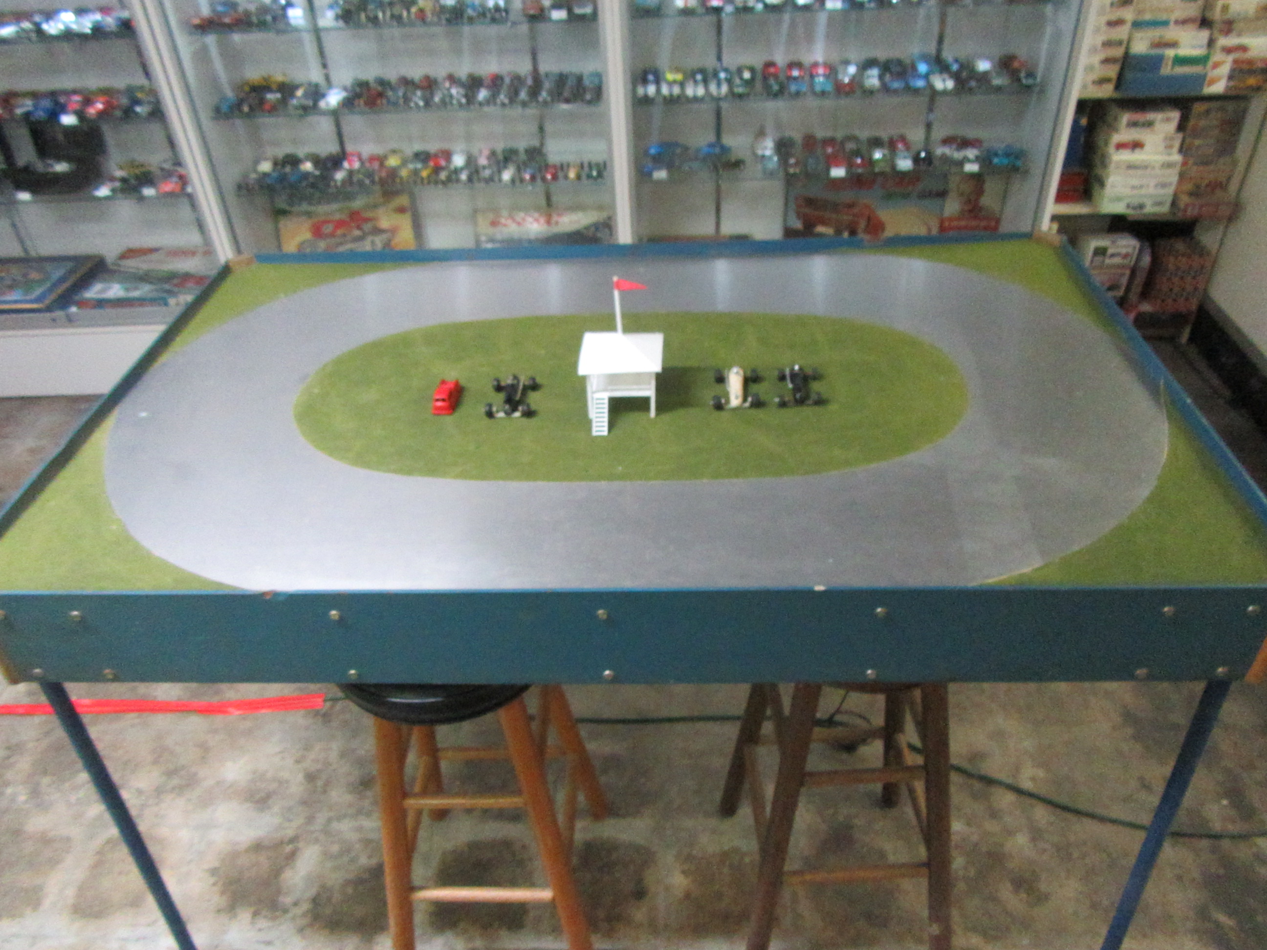 THE SET AS IT NOW STANDS.