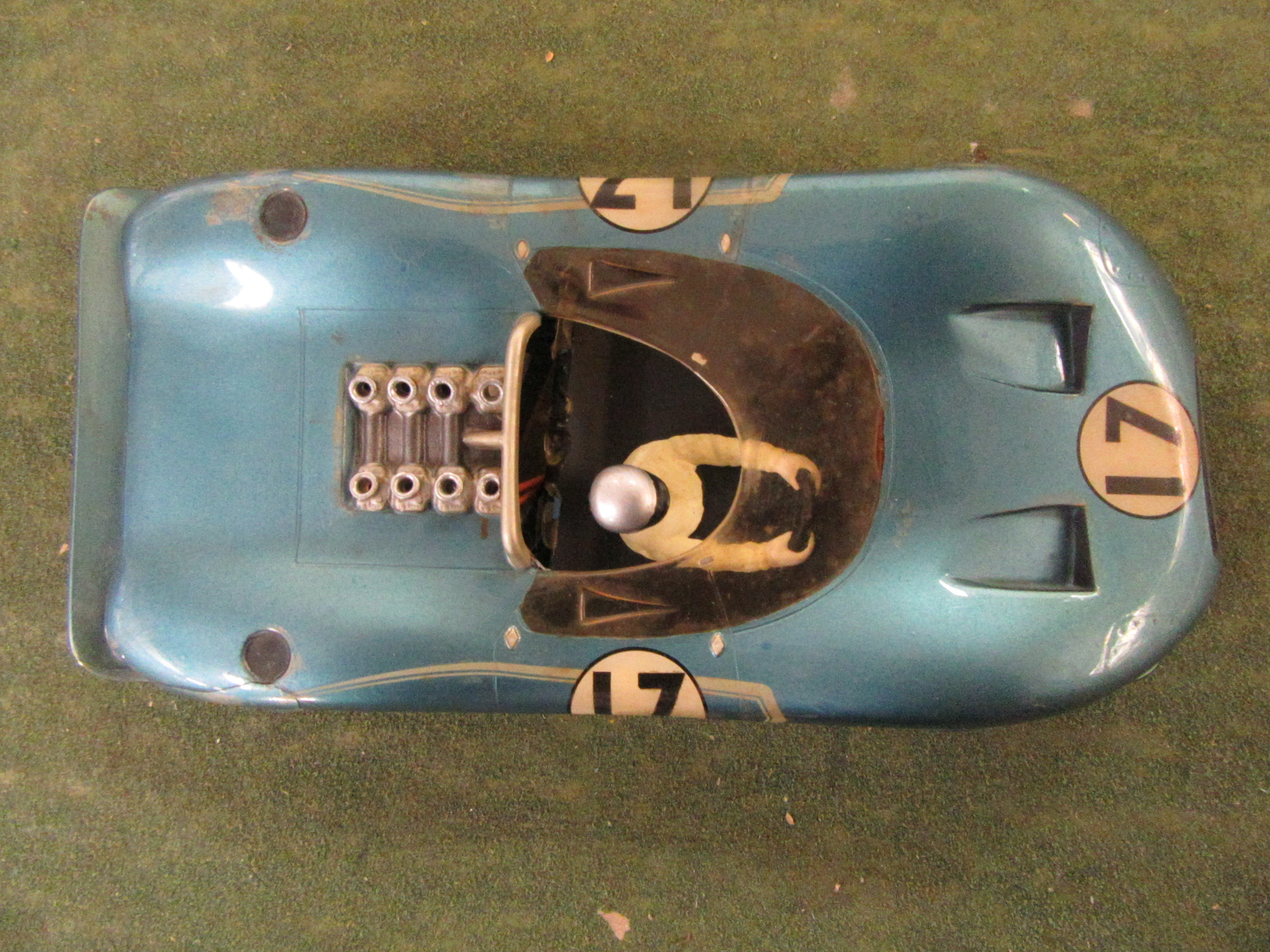 TOP VIEW OF THE SET AS IT NOW STANDS.