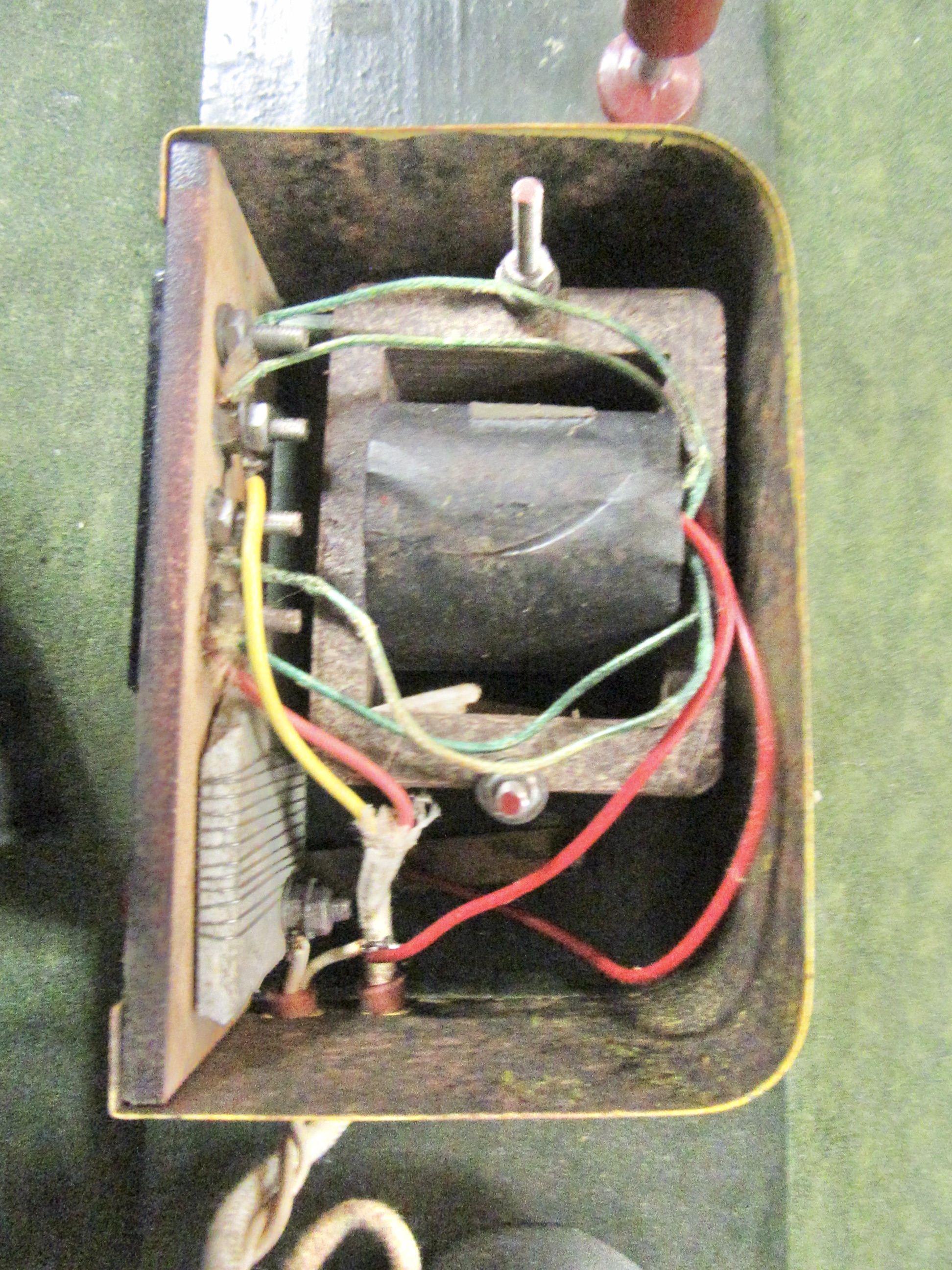 THE TRANSFORMER HOUSED IN THE GAS STATION BUILDING