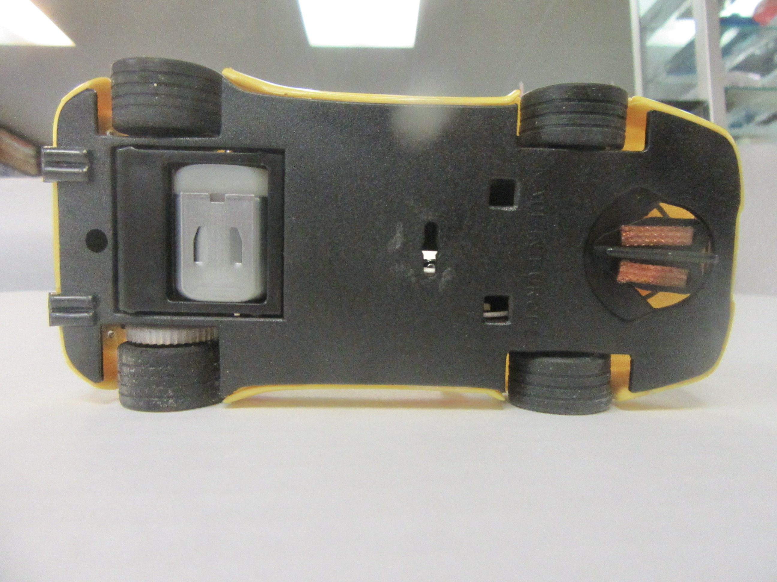 BOTTOM OF THE 1/32ND SCALE FERRARI 360 MODENA