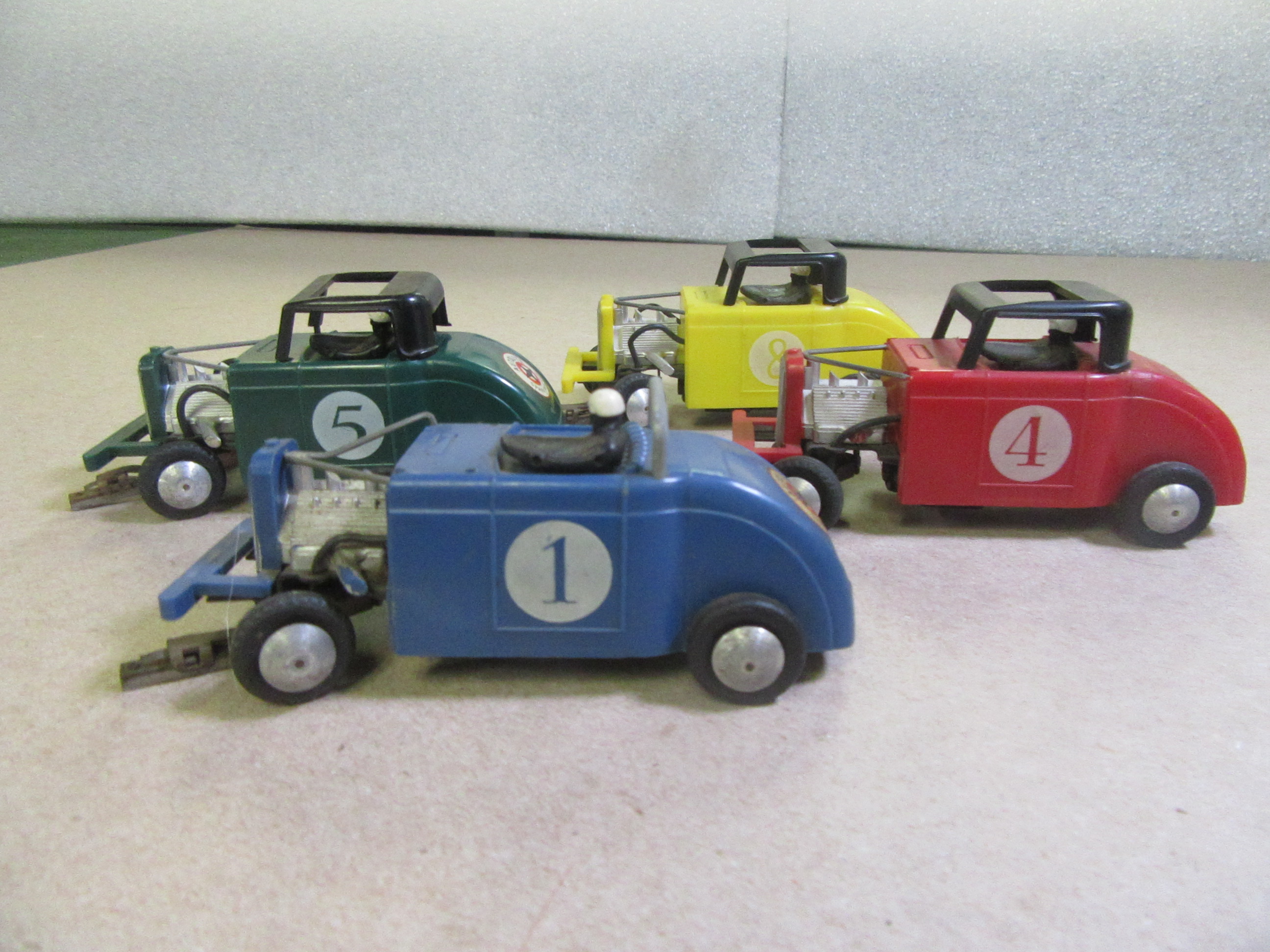 ALL 4 DIFFERENT COLORS OF THE 1960 HOT RODS