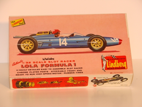 BOX TOP OF THE 1/32ND SCALE LOLA MK4 KIT. MIB