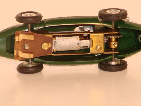 UNDERSIDE OF 1/40 VANWALL.MADE IN 1959