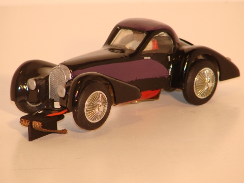 1/32ND SCALE FIBERGLASS BODY 1937 BUGATTI TYPE 57C ATALANTE.