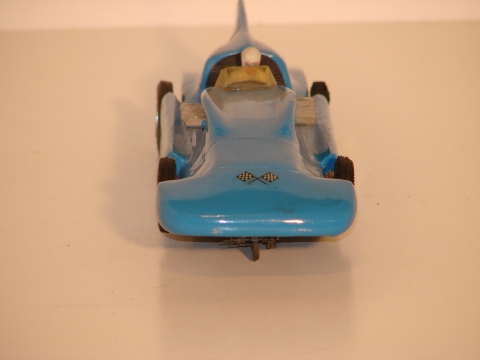 FRONTVIEW OF THE 1/32ND SCALE WOOD BODY 1935 BLUEBIRD.