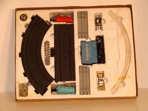 HO SET # 3 WITH 2 CHROME CARS