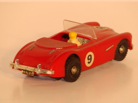BACK OF THE 1/32ND SCALE AUSTIN HEALEY