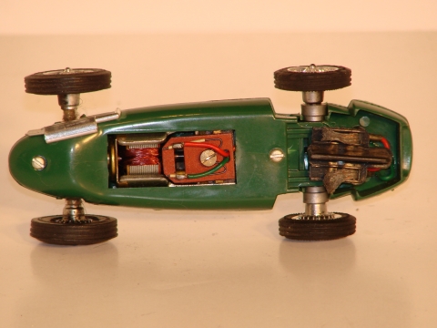 BOTTOM OF THE 1/32ND SCALE COOPER T45 CLIMAX 1958