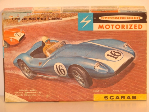 BOX FOR THE 1/24TH SCALE SCARAB, MADE IN 1959