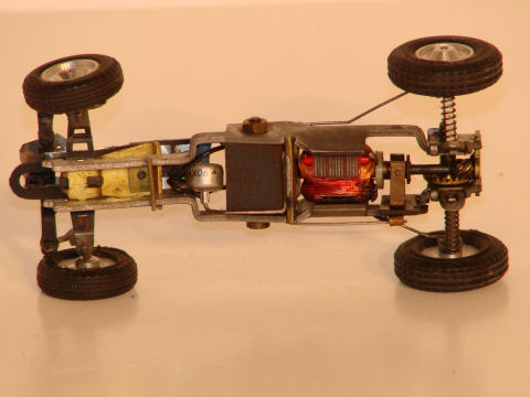 1/32 CHASSIS,STEERING & REAR SHOCKS.