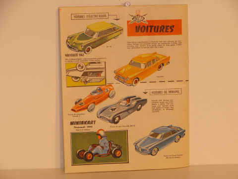 1/43 SLOT CARS FROM 1962 CATALOG.