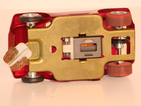 BOTTOM OF A 1/32ND SCALE CHASSIS