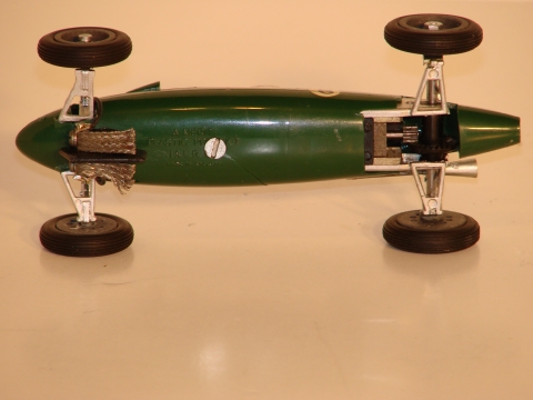 BOTTOM OF THE 1/24TH SCALE  COOPER 500 MK 9,MERIT BODY