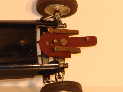 CLOSE UP OF THE GUIDE FOR THE 1/24TH SCALE CONNAUGHT