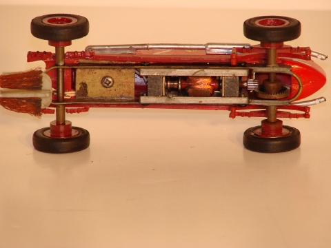 BOTTOM OF THE 1/32ND SCALE ALFA ROMEO