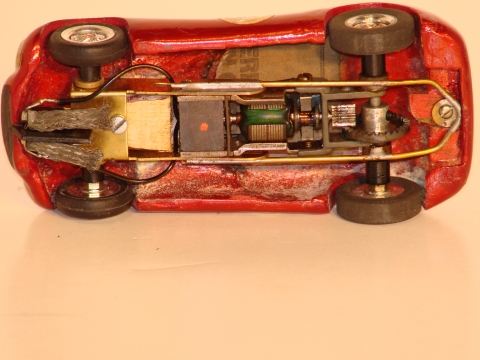 BOTTOM OF THE 1/32ND SCALE WOOD LANCIA