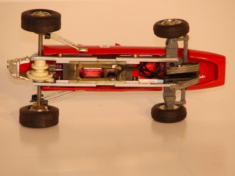 BOTTOM OF THE 1/32ND SCALE FERRARI